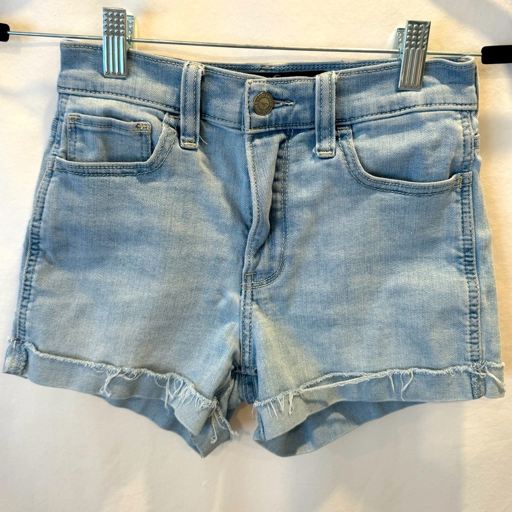 Hollister High Rise 3” Jean Shorts Size 0